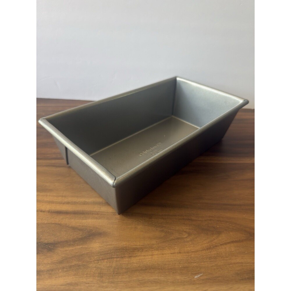 Calphalon Non-Stick Loaf Pan 10 X 5 Bread Bakeware Dark Gray Heavy Rolled Edge